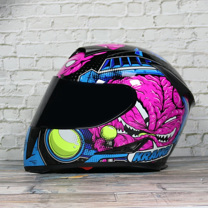 Полнолицевой шлем Casco Moto Capacete мотоциклетный шлем гоночный каск мотоциклетный шлем полный лицевой каск горные точки одобренный черепаха - Цвет: 44