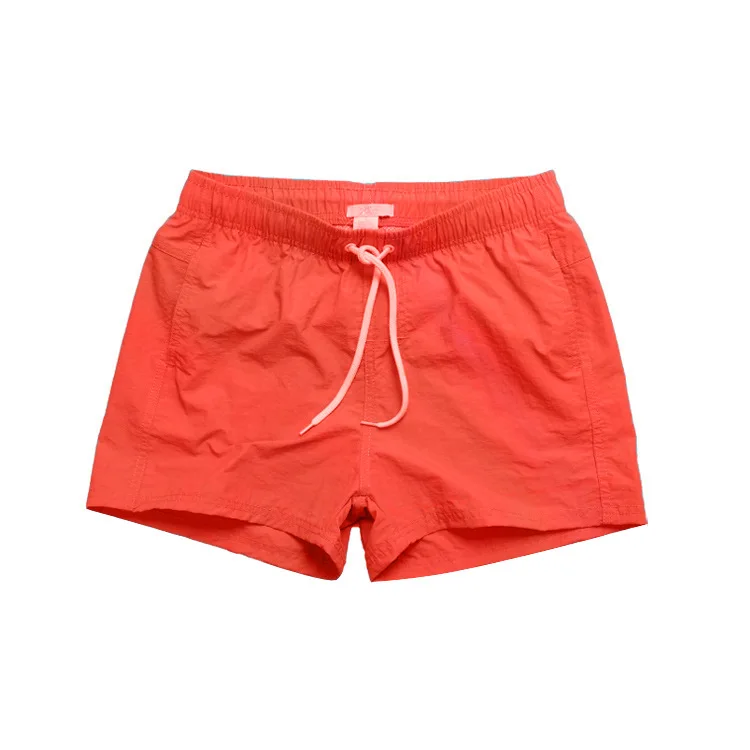 Мужские шорты для плавания с сетчатой подкладкой, нейлоновые быстросохнущие шорты для плавания, мужские шорты для серфинга, пляжные шорты для отдыха, спортивная одежда, плавки, мужские трусы - Цвет: Orange 1