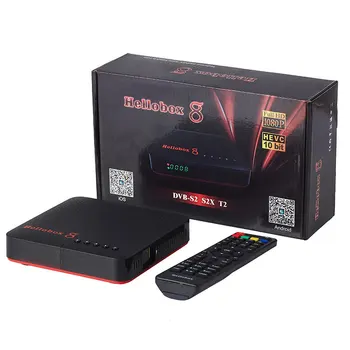 

Hellobox 8 Satellite TV Receiver DVB-T2 DVB S2 Combo TV Box Twin Tuner Receptor Support TV Play On Phone Support CCCAM