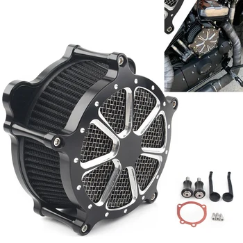 

Motorcycle Air Cleaner Filter For Harley FXDLS FLSTNSE FLSTSE FXSBSE/ Dyna FXR 1993-2017 & Softail 1993-2015 & Touring 1993-2007
