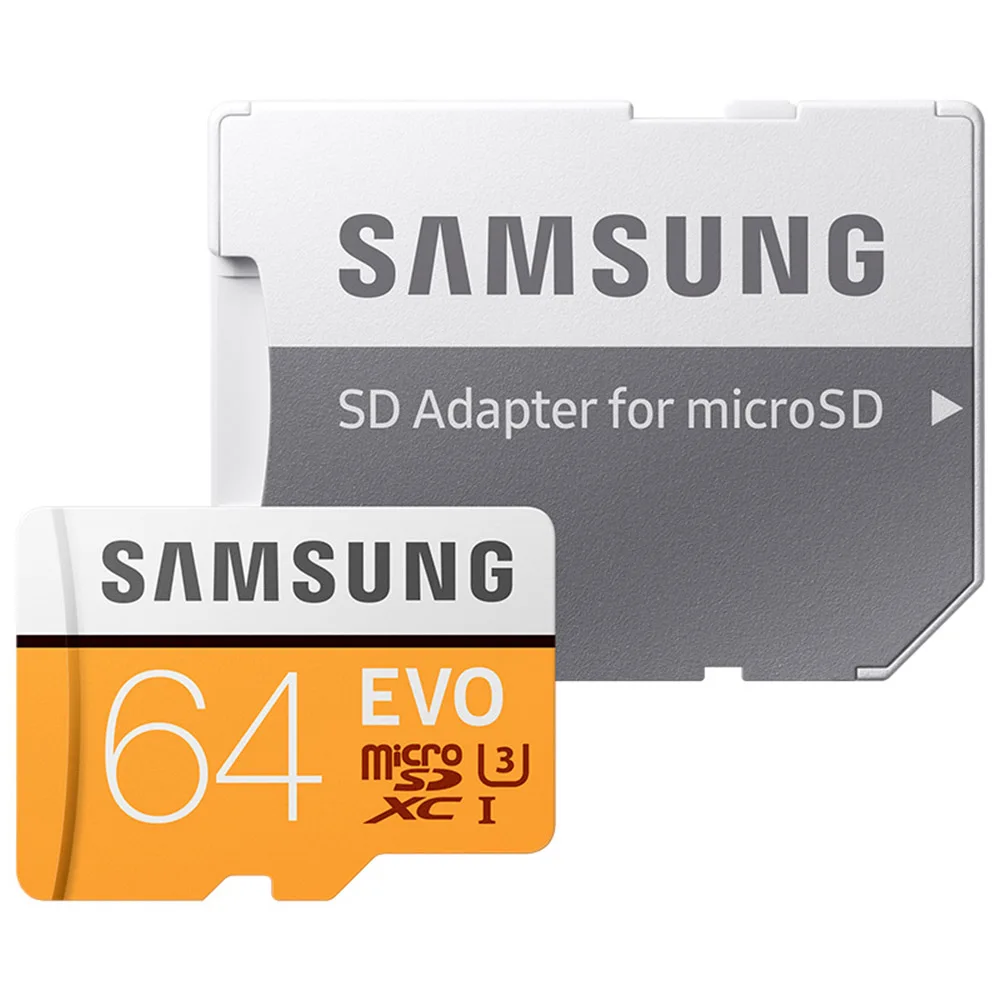 Карта памяти SAMSUNG EVO 32 64 128 Гб Micro SD 128 ГБ 32 ГБ 64 Гб 256 ГБ 512 Гб Micro SD карта SD/TF флэш-карта microSD carte для телефона - Емкость: MB-MP64G-KT5