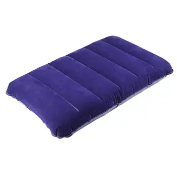 

Portable Travel Inflatable Pillow Outdoor Camping Pvc Flocking Inflatable Pillow Square Lunch Break Pillow