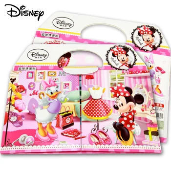 

Disney Kids sticker Mickey Mouse minnie Puzzle handmade stickers for Children book sticker cartoon pegatinas autocollant enfant
