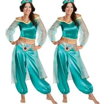 

Halloween Party Adult Princess Glittery Sequins Cosplay 2Pcs Outfit Set Female High Quality Party Club Costume Plus Size