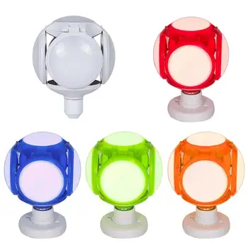 

E27 LED UFO Bulb Lamp Deformable 40W Durable Long Life Overload Protection Football Shaped Home Bar Hall Ceiling Light