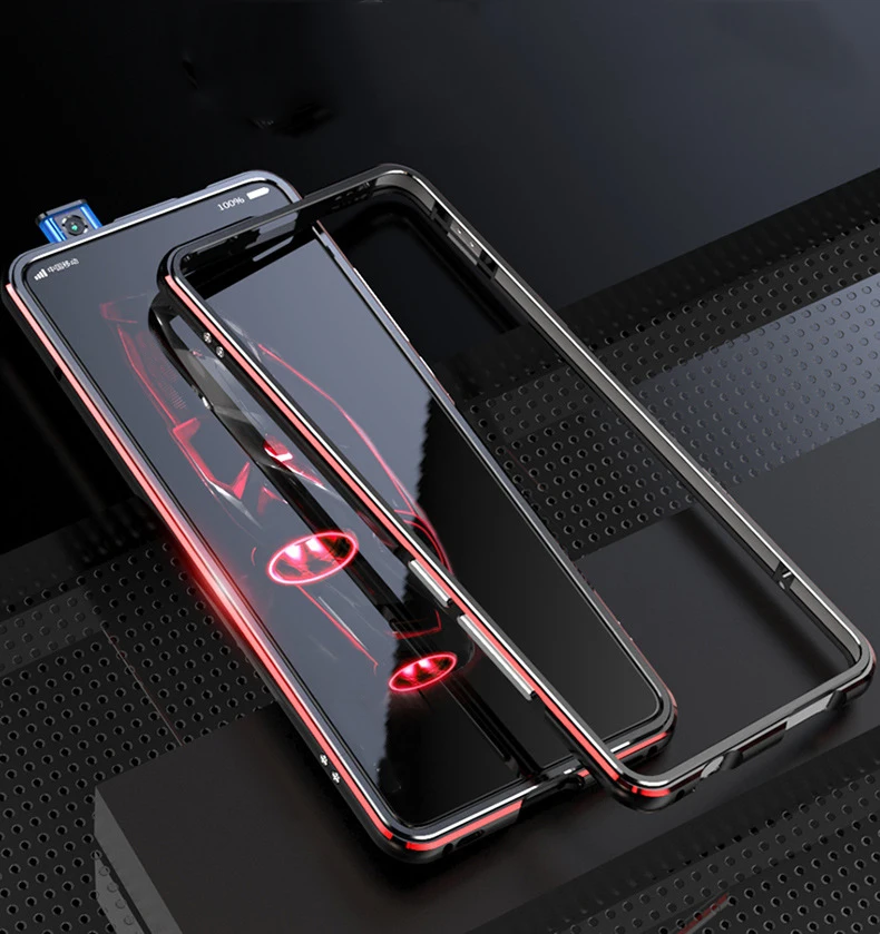 Для Xiao mi Red mi K20 K20Pro тонкий алюминиевый бампер чехол для Xiaomi mi 9T Pro Роскошный Металлический противоударный бампер с винтовым инструментом