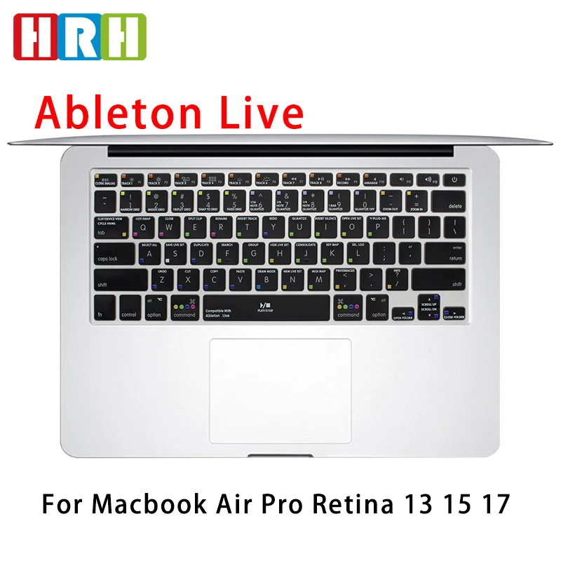 

Ableton Live Shortcut Hot Key Functional TPU Backlight Keyboard Cover Skin Protector For Old Macbook Pro Air 13 15 17 USA Layout