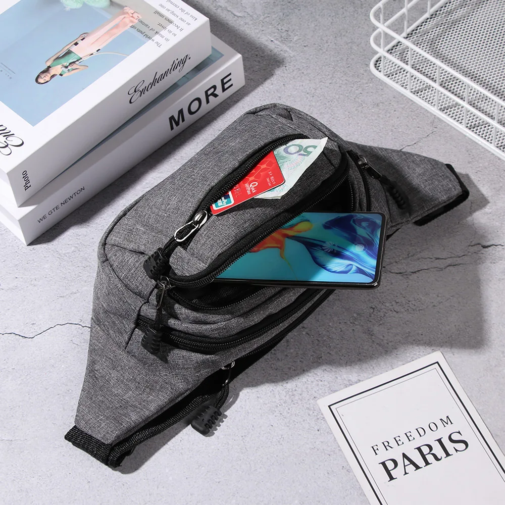 New Fashion Polyester Waterproof Cycling Bum Bag Outdoor Phone Anti-theft Pack Belt Bags Sports Running Waist Pocket Jogging