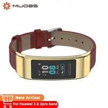 Кожаный ремешок для часов для huawei 3 band smart watch браслет натуральная кожа ремешок для наручных часов для huawei 3 pro браслет pulsera