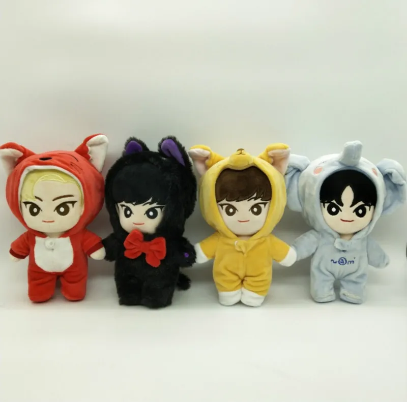 [MYKPOP] KPOP Пижама с капюшоном боди для кукол 20 см(без куклы) KPOP Wanna one EXO Bangtan Fans коллекция SA19120703