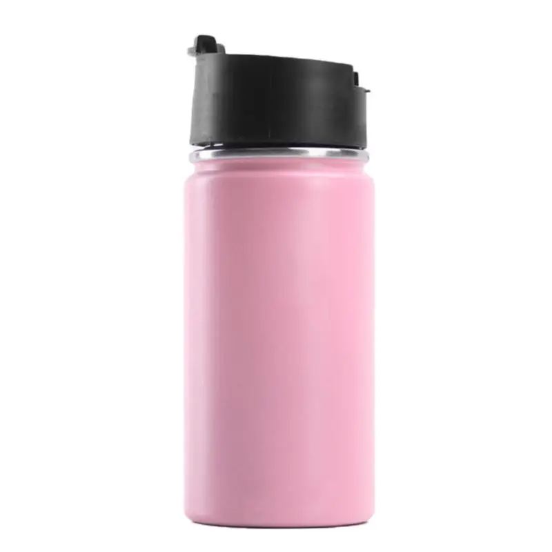 Pink Модная нержавеющая сталь изоляционная кружка вакуумная колба двойная наружная переносная Спортивная бутылка 831C - Цвет: Pink