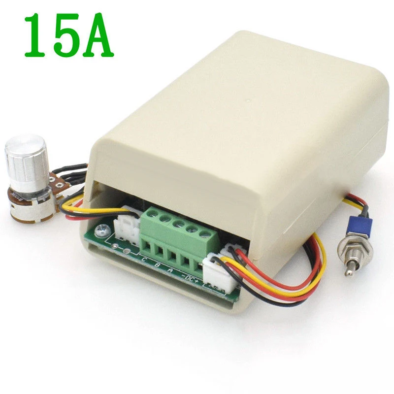 5 V-36 V 15A контроллер скорости двигателя постоянного тока Скорость Регулируемый реверсивный переключатель
