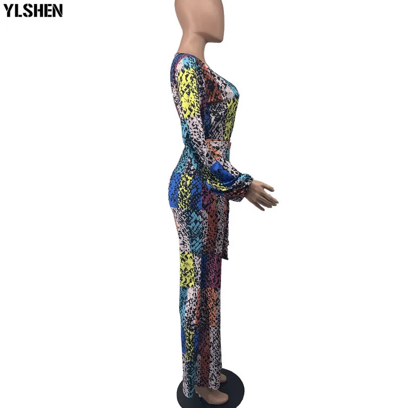 African Print Dresses For Women Sexy V-neck Jumpsuit African Clothes Africa Dress Dashiki Ankara Style Plus Size Africa Clothing 09