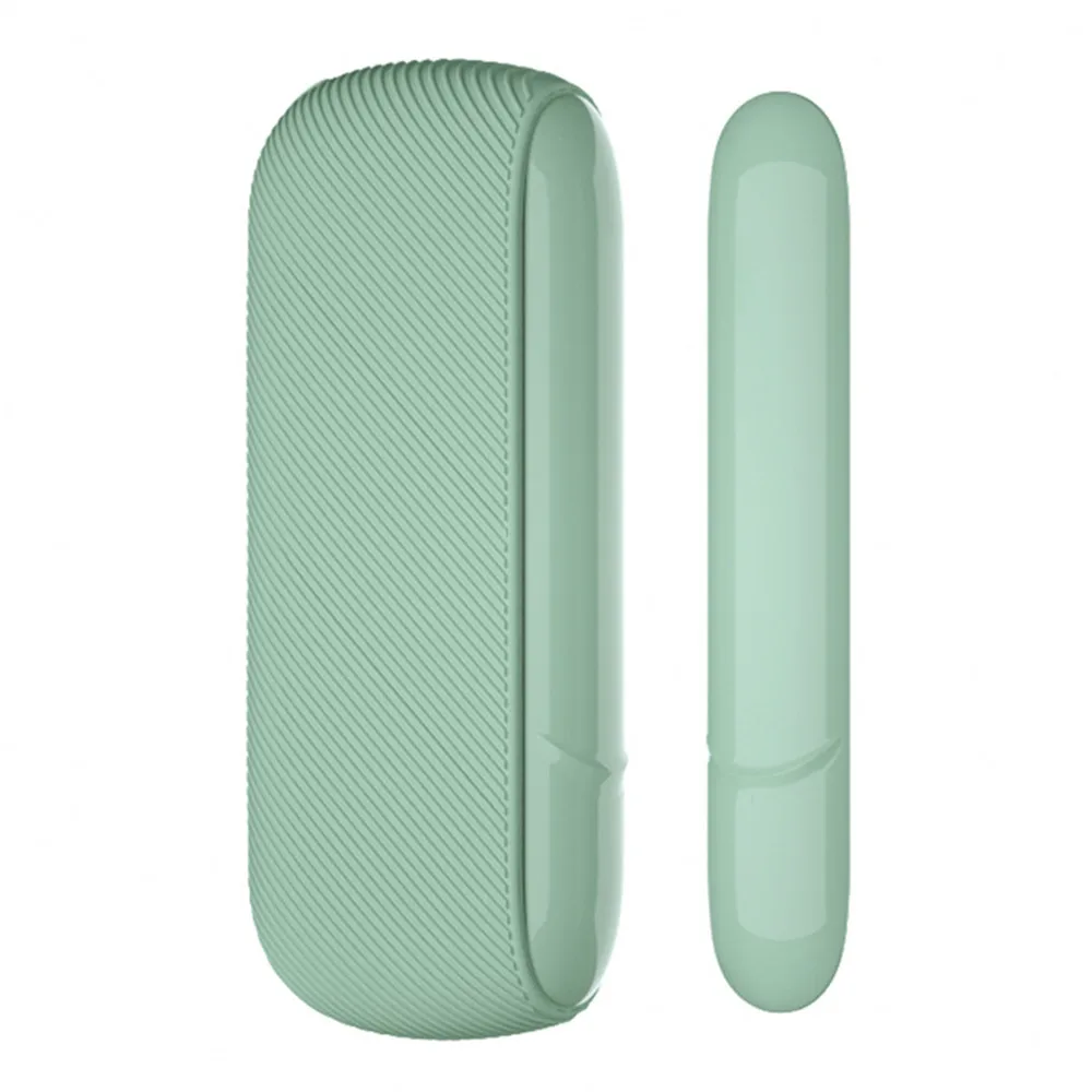 JINXINGCHENG 13 цветов полный Силиконовый чехол для Iqos 3,0 Крышка+ Боковая крышка для IQOS 3,0 магнитные аксессуары сменный Внешний чехол - Цвет: Светло-зеленый