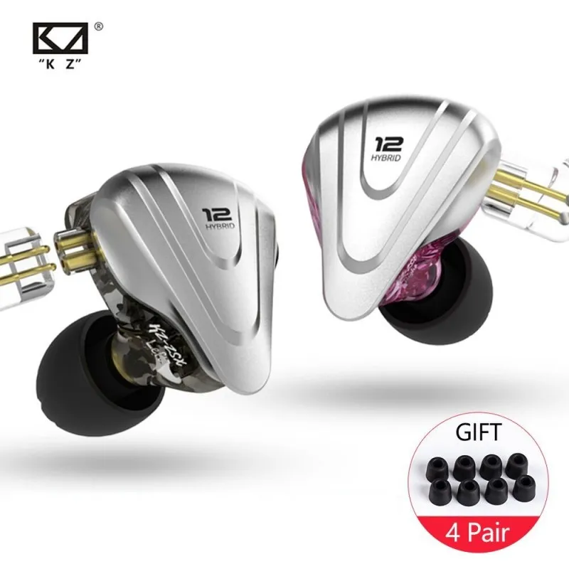 KZ ZSX Terminator наушники 5BA 1DD гибридные Hi Fi с басами спортивные монитором 3 5 мм