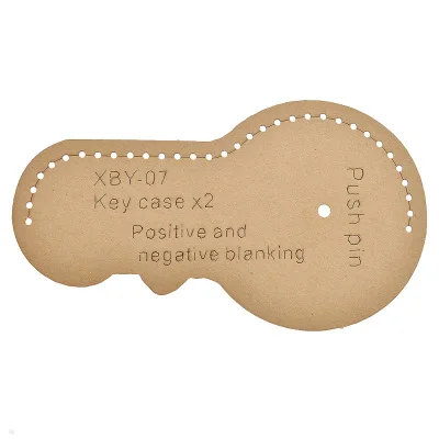DIY кожевенное ремесло крафт-бумага длинный зажим бумажник шаблон ручной работы ремесло бумажник бумажное моделирование режущие аксессуары - Цвет: Small key case