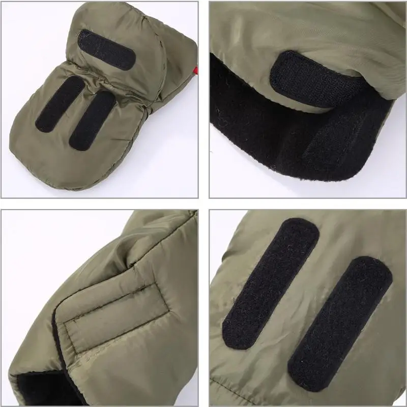 Толстые перчатки Классическая нежная текстура 1 пара зимняя коляска муфта для рук уличная детская коляска флисовое покрытие для рук