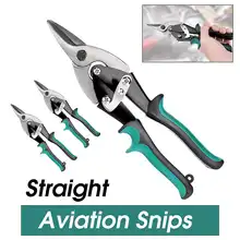 10 дюймов 250 мм Прямые Стальные авиационные ножницы металлические ножницы для резки олова жестяная СНиП бытовой промышленный рабочий режущий инструмент