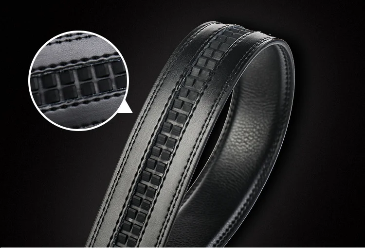 Mn's Automatic Ratcht Pu Lathr Blt Buckl Mal High Quality Casual Cinturons Golf 130 140cm Black Coff 3,5cm_voghion.com