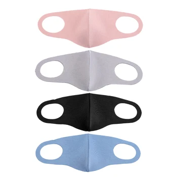 

4pcs/set Anti Dust Face Mouth Mask Antibacterial Earloop Mouth Mask Anti-fog Face Masks for Men Women 4 Colors Health Care