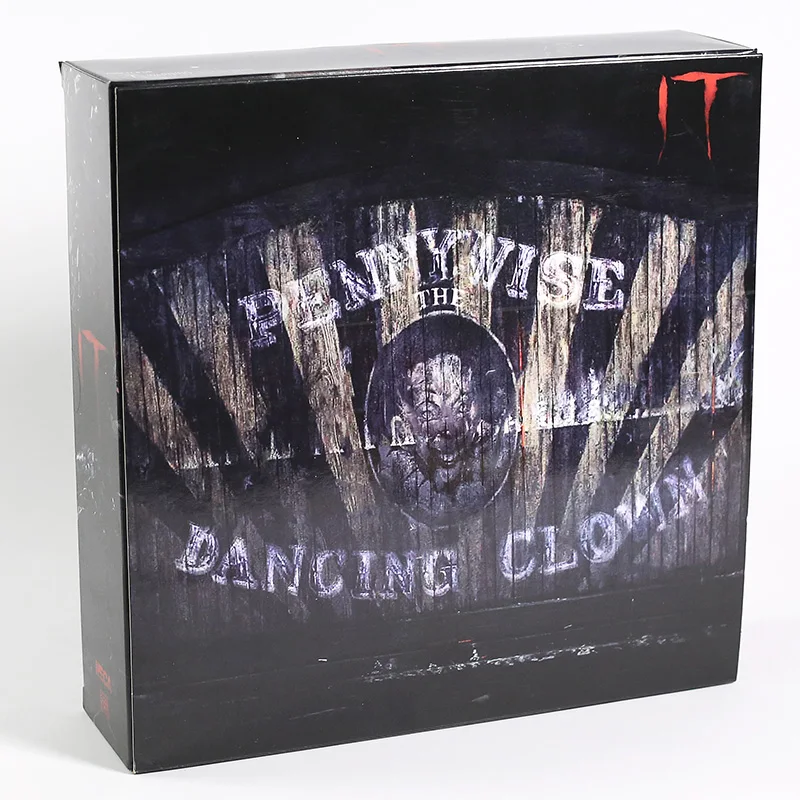 NECA Stephen King's It Pennywise Ultimate dancing Clown Ver. ПВХ фигурка игрушка светодиодный светильник