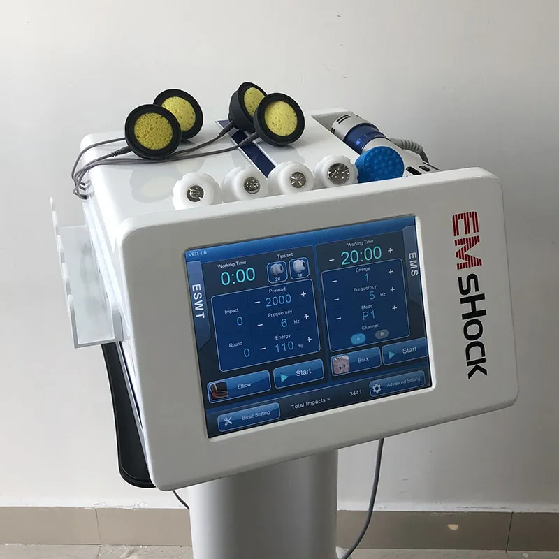 Ударная волновая терапия машина комбинированная EMS терапия для лучшей физиотерапии Успокаивающая мышечная терапия/ударная волновая терпия машина