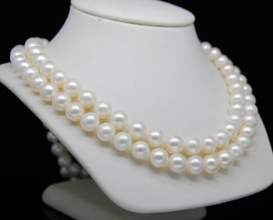 01904 8-9 мм Белое ожерелье из культивированного жемчуга Akoya 35 дюймов