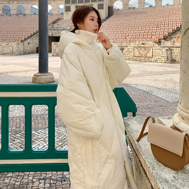 

Photo Shoot down Coat Women's Mid-length 2020 Winter New Style Cotton-padded Clothes Korean-style Loose-Fit Students Tide over-t