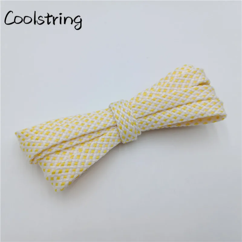 Фото Coolstring/классический стиль 7 мм Аксессуары для обуви Яркие плоские шнурки Coolstring/классический стиль 7 мм Аксессуары для обуви Яркие плоские шнурки