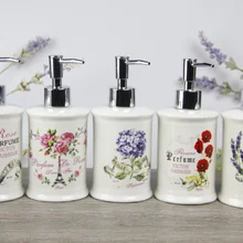 380 мл керамический диспенсер для жидкого мыла, изысканный необычный диспенсер для мыла, гель для душа, бутылка для ванной комнаты, бутылка для шампуня