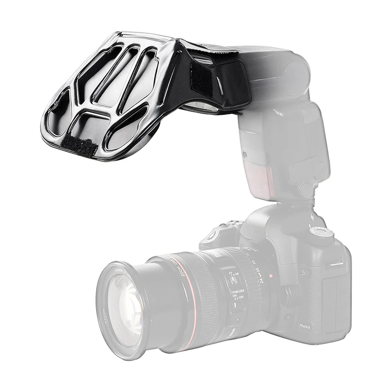 

Camera Flash Diffuser Reflector Softbox Honeycomb Grid + Tri-Color Reflector for Speedlight Flashes Photo Studio Accessories