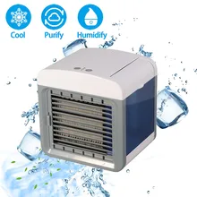 Mini Air Conditioner Air Cooler Fan Portable Digital Humidifier Air Conditioning Cooling Desktop Conditioning Fan for Home Offic