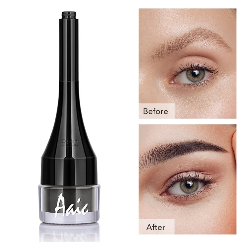 

Air Cushion Eyebrow Cream Pro Eyebrow Makeup Waterproof Non-dizzy Dyeing Long-lasting Colorfast Eyebrow Dyeing Cream