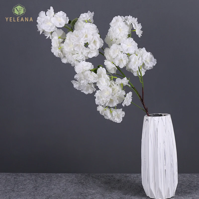 

Cherry Blossom Tree Artificial Flowers 120cm Silk High Simulation Home Store Arch Wedding Decoration Factory Direct Selling