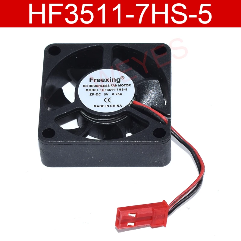 Для Freexing HF3511-7HS-5 3510 35X35X10MM 5V 0.25A 2Pin 35mm DC Mini Brushles 3D принтер Reprap охлаждающий вентилятор