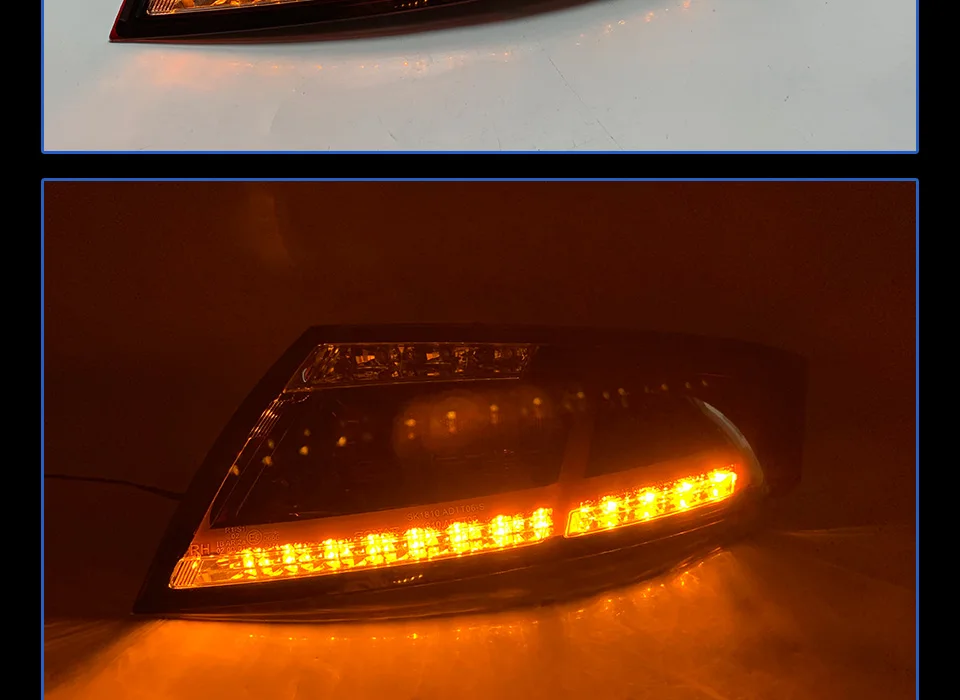 Car Styling Tail Lamp for Audi TT taillight 2006-2013 LED Rear Lamp DRL Dynamic Signal Brake auto Accessories
