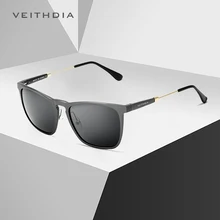 Мужские солнцезащитные очки VEITHDIA 2020 квадратные Винтажные