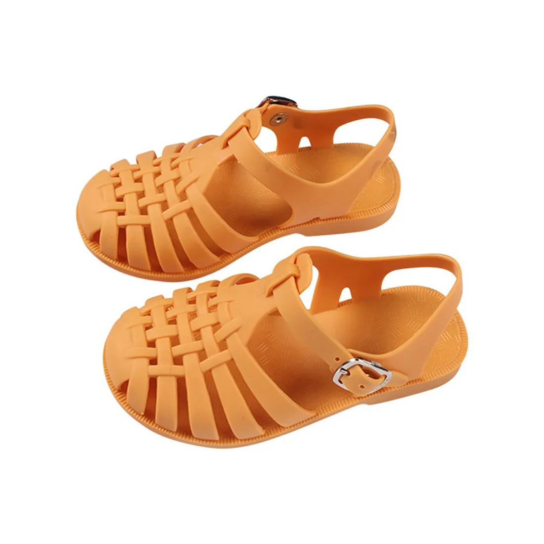 bata children's sandals Summer Boys Casual Roman Slippers Children Sandals Baby Girls Toddler Soft Non-slip Princess Shoes Kids Candy Jelly Beach Shoes children's sandals