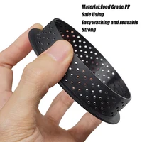 8 sztuk/zestaw non-sticktart formy Tarte pierścień perforowane plastikowe pierścienie tnące mus wykrawacz kółek DIY akcesoria do pieczenia 6