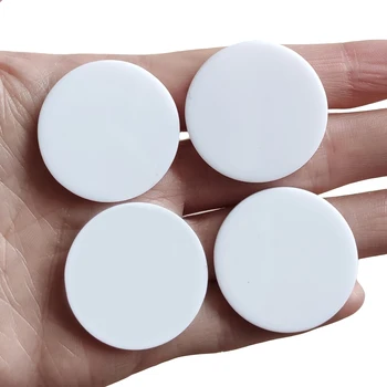 

50pcs 30MM Round White Background Flatback Resin Cabochon Planar Resin DIY Crafts Embellishments for Hair Bow Centers FR579