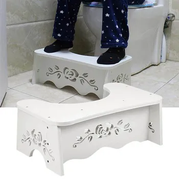 

U-Shaped Squatting Toilet Step Stool Non-Slip Pad Bathroom Helper Elderly Child Assistant Foot seat Relieves Constipation Pile