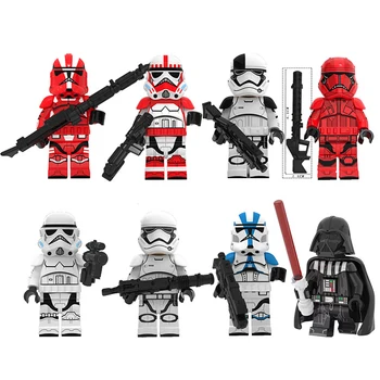 

8pcs/set DISNEY Star Building Blocks Shock Trooper Compatible Figure Dolls Collectibles Wars Toys Blocks Figures Model Toys