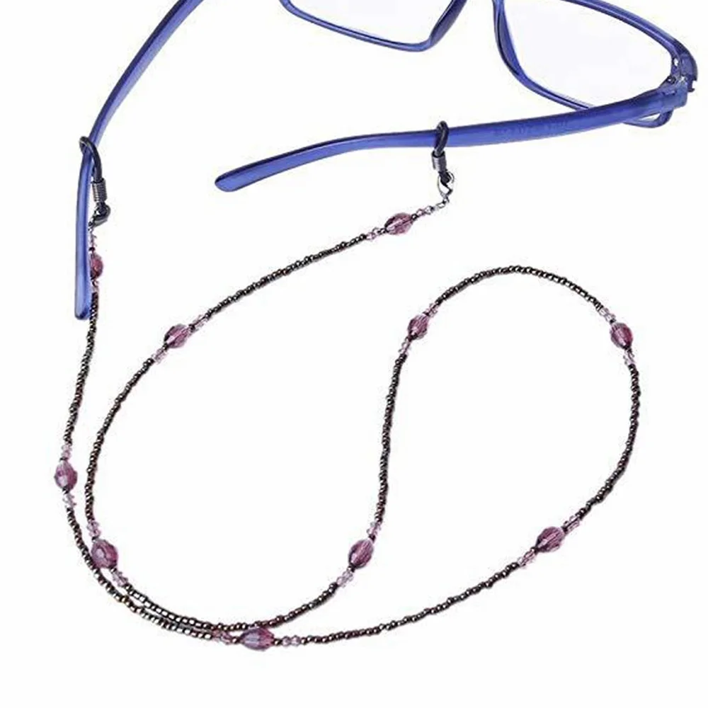 Women Fashion Glasses Chain Shell Beads Sunglasses Cords Beaded Eyeglass Rope Lanyard Eyewear Retainer