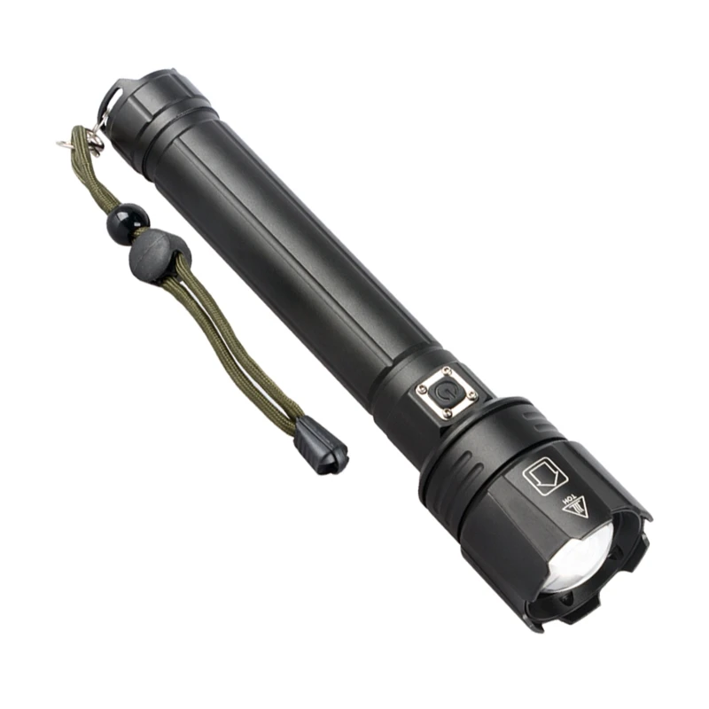 P90 лампа бисер водонепроницаемый IPX4 светодиодный фонарик фонарь Usb Перезаряжаемый Zoom СВЕТОДИОДНЫЙ Фонарь для прогулок