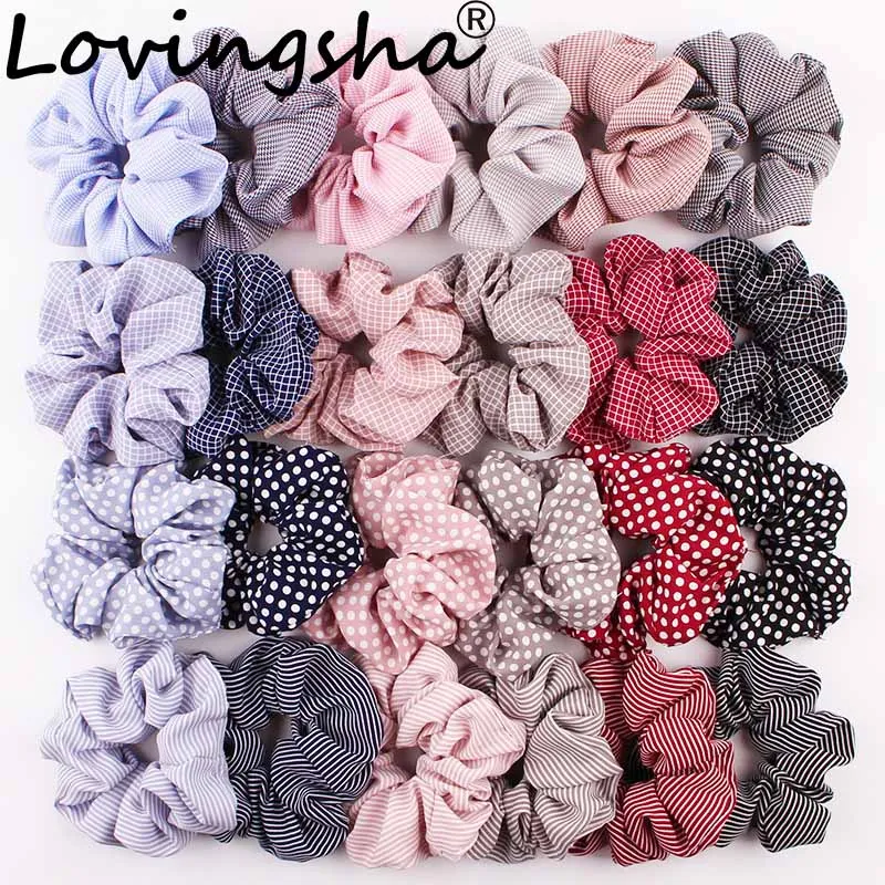 

LOVINGSHA Classical Design Hair Accessories Women Ladies Hair Tie Scrunchie Fashion Female Girl Ponytail Hair Holder Rope ATC039