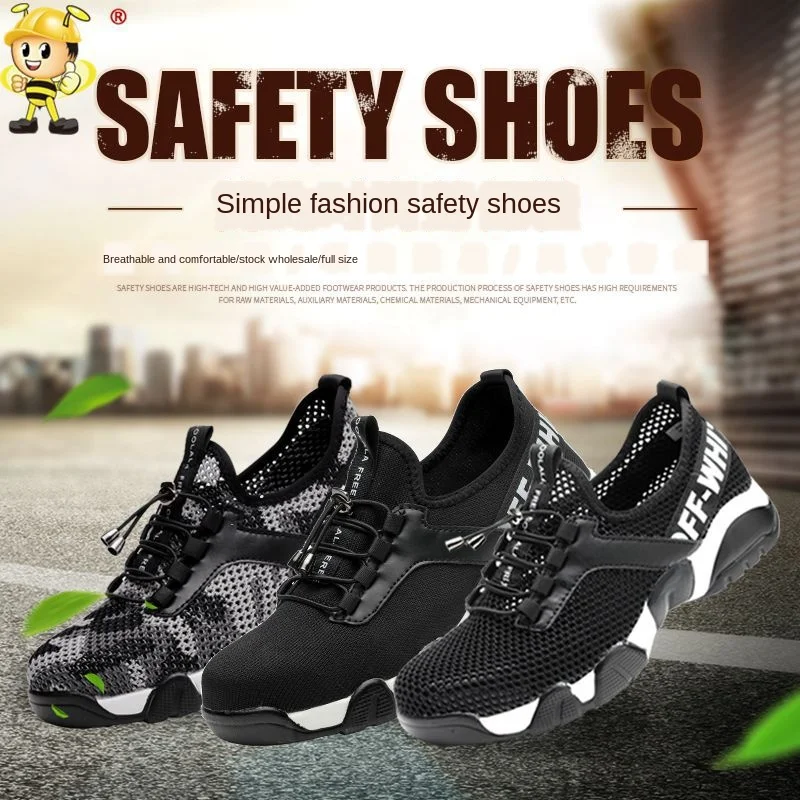 S3 Level Men's Steel Toe Work Safety Shoes Casual Breathable Outdoor Sneakers Puncture Proof Boots Comfortable Industrial Shoes S3 Level Men's Steel Toe Work Safety Shoes Casual Breathable Outdoor Sneakers Puncture Proof Boots Comfortable Industrial Shoes