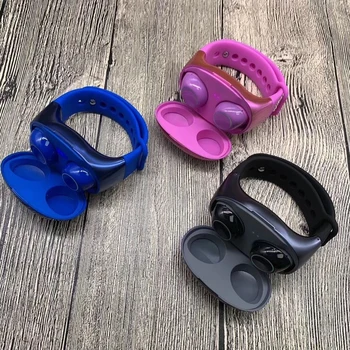 

HM50 TWS Sport Wireless Bluetooth earphone Stereo With Mic Earpiece Watch Band Charging Pod For iphone and Android phone
