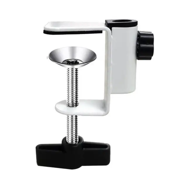 Universal Bracket Clamp Accessories DIY Fixed Metal Clip Light Mount Fittings Screw Camera Holder for Broadcast Microphone Desk B