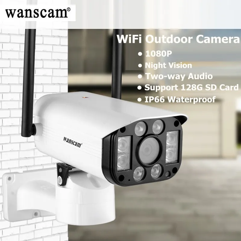 Беспроводная ip-камера WANSCAM K25 1080P PTZ 4X Zoom наружная Водонепроницаемая камера наблюдения