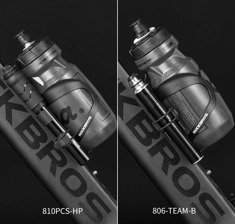 Велосипед ROCKBROS насос мини портативный 110 PSI алюминиевый пресс сплав для MTB воздушный насос Велоспорт шины Надувное велосипед аксессуары